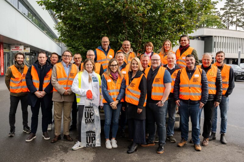 Berner Unternehmer am Clean-Up-Day